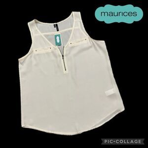 NWT Maurices women’s sleeveless blouse size M